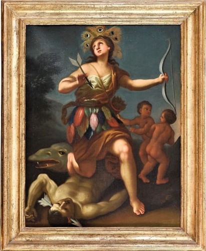 Allegory of America - workshop of Francesco Trevisani (1656-1746) - Paintings & Drawings Style 